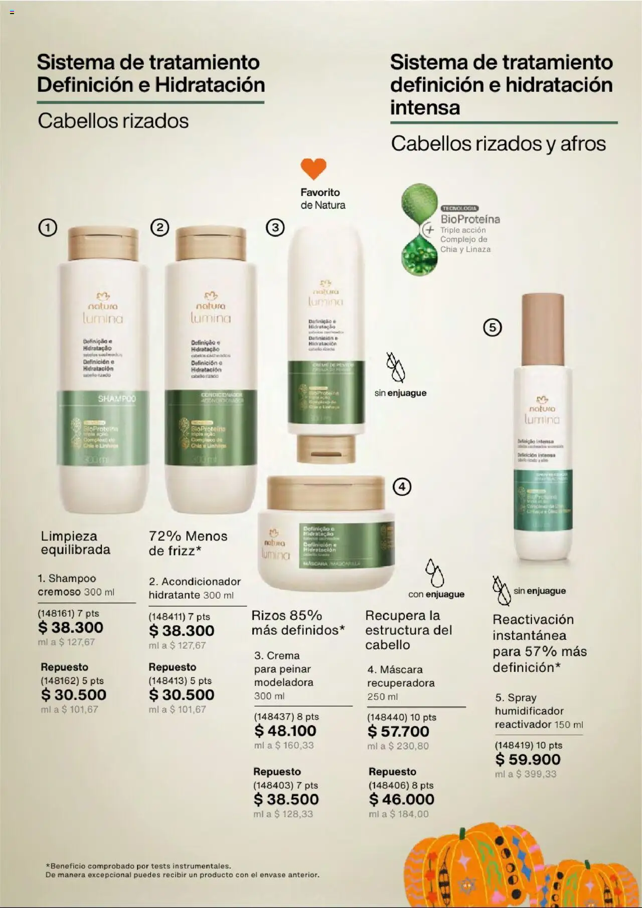Natura revista - valida desde el 03.09.2025 | Página: 130 | Productos: Crema, Humidificador, Máscara, Acondicionador