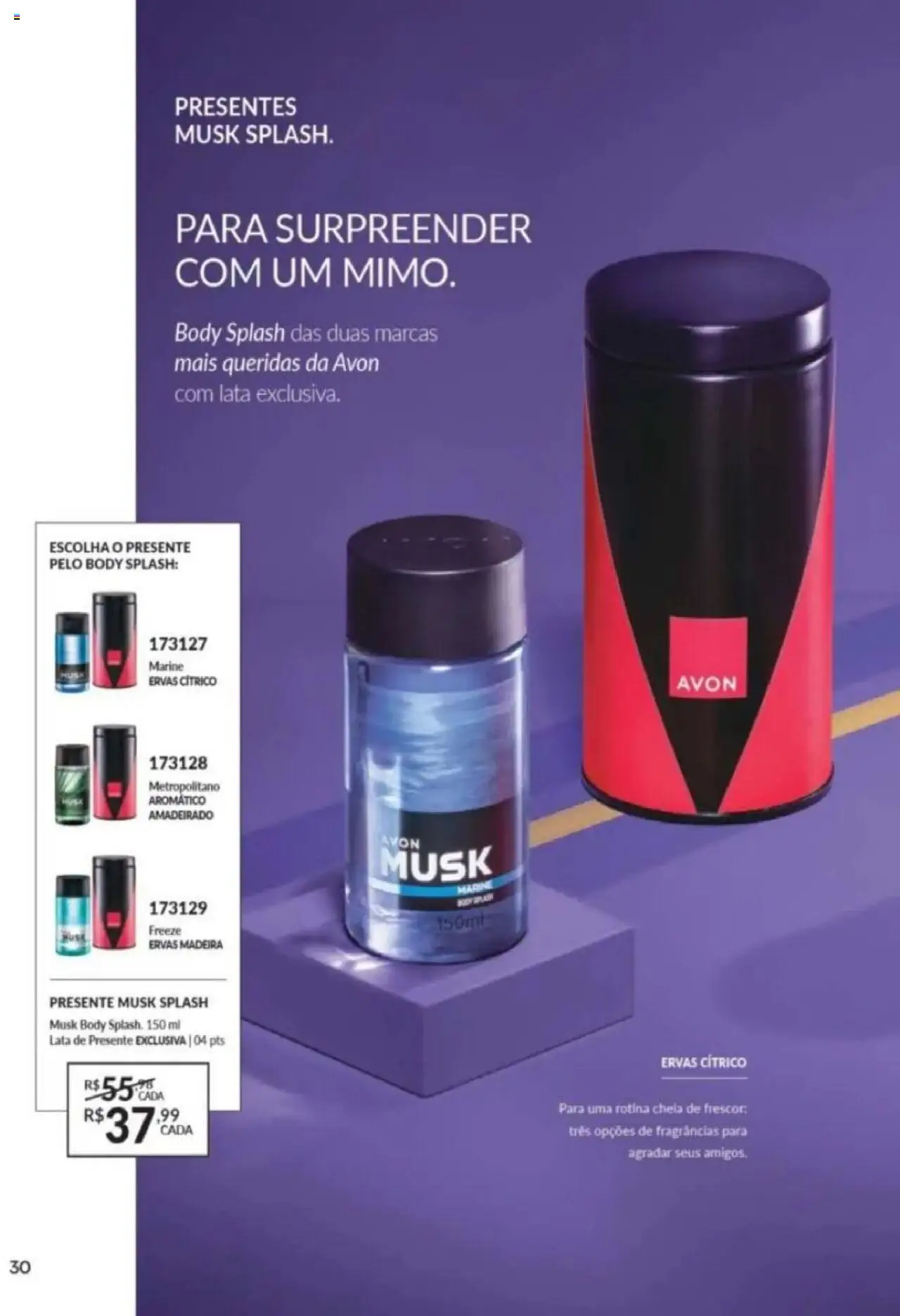 Avon Folheto - válido de 26.09.2025 | Página: 30 | Produtos: Body
