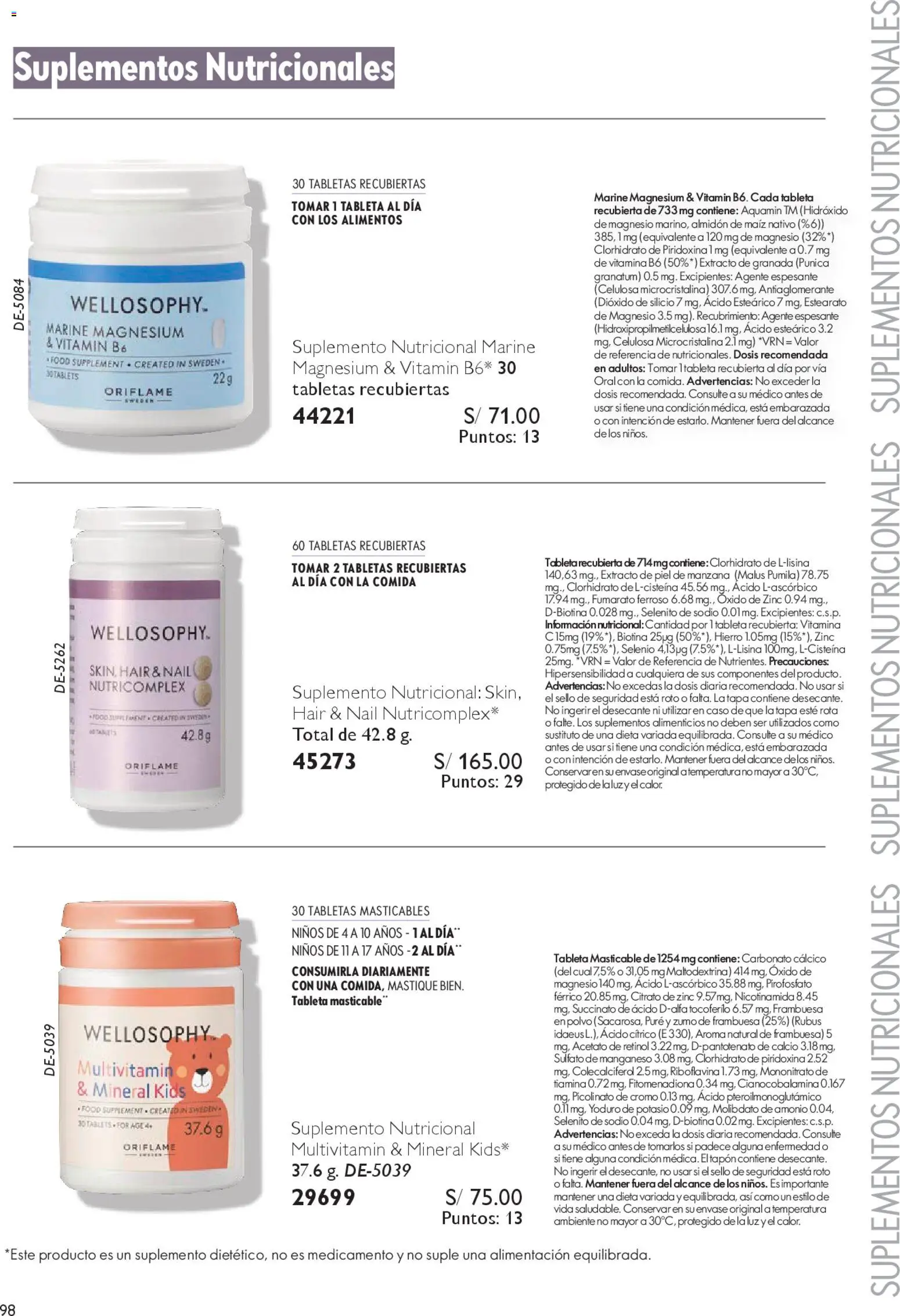 Catálogo Oriflame válido desde 06.12.2025 | Página: 98 | Productos: Tableta, Polvo