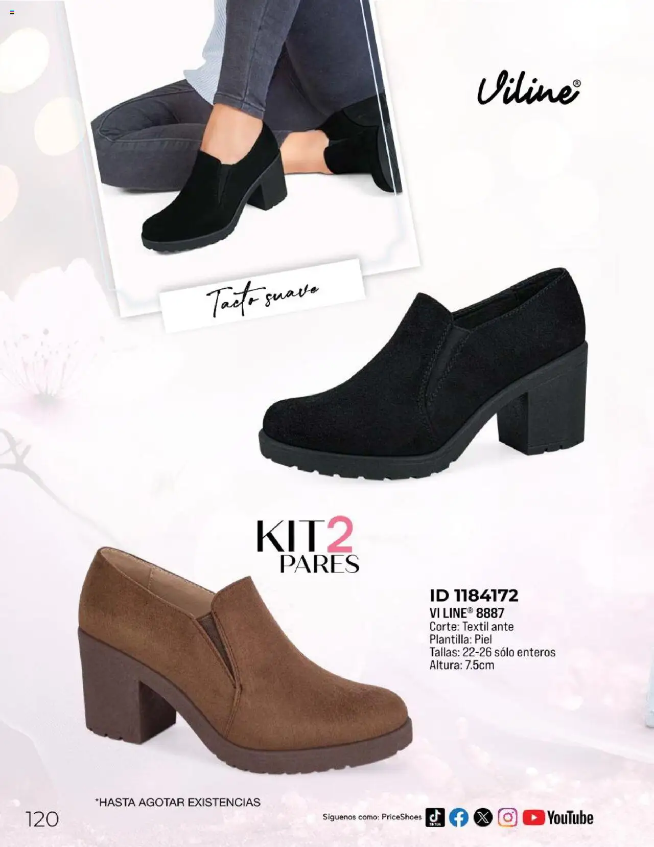 Nuevas ofertas de Price Shoes válidas en toda la República Mexicana desde el 05.05.2025. ¡Encuentra las mejores ofertas en Price Shoes catálogo Todo En 1 2025! | Página: 120