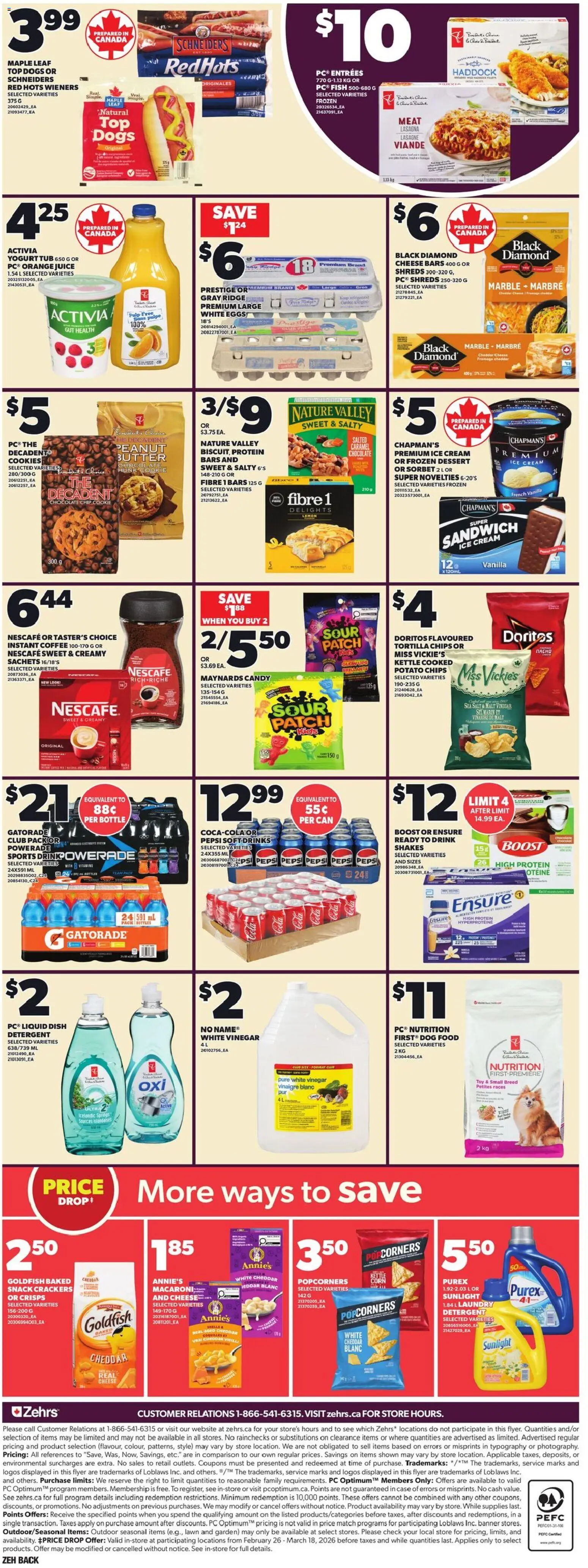 Zehrs flyer valid from 26.02.2026 | Page: 4 | Products: Case, Kettle, Yogurt, Coffee