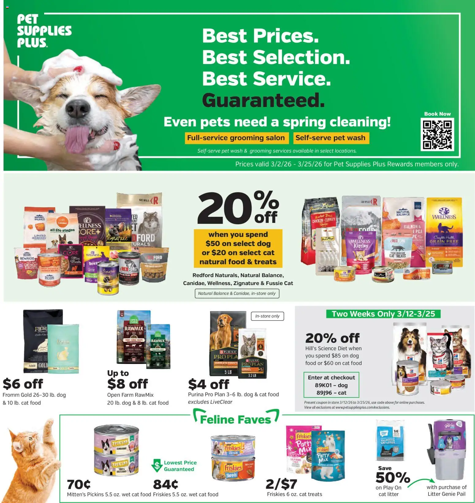 Pet Supplies Plus Weekly Ad - valid from 02.02.2026 | Page: 1 | Products: Cat Food, Cat Litter, Tent, Pea