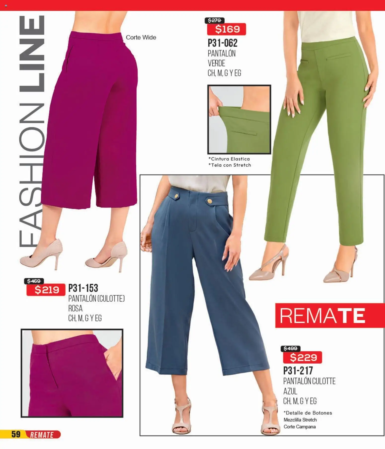 Nuevas ofertas de Cklass válidas en toda la República Mexicana desde el 16.02.2026. ¡Encuentra las mejores ofertas en Cklass catálogo Remate Ropa! | Página: 60 | Productos: Campana