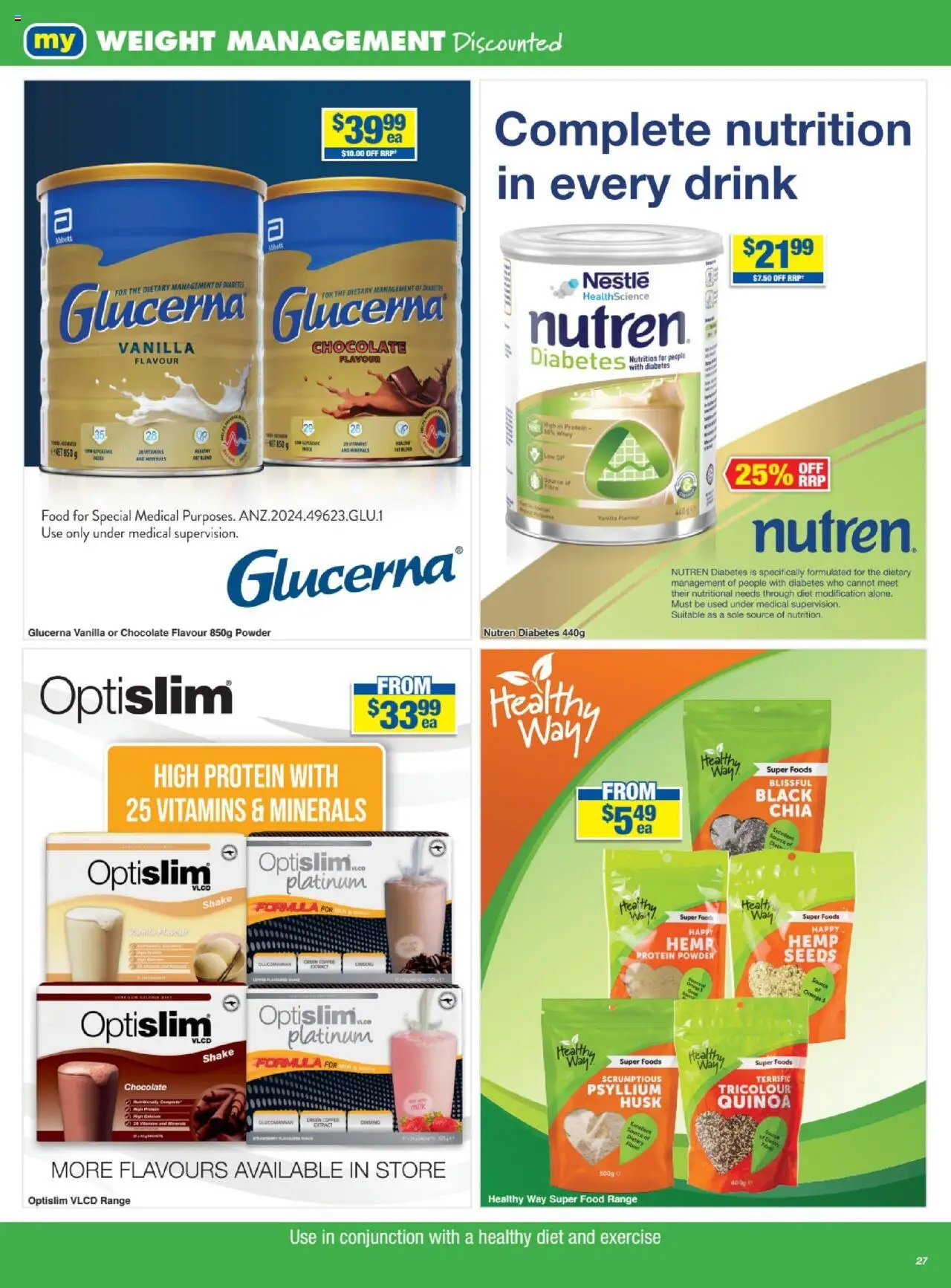 My Chemist catalogue - valid from 26.06.2025 | Page: 27 | Products: Milk, Coffee, Chocolate, Seeds