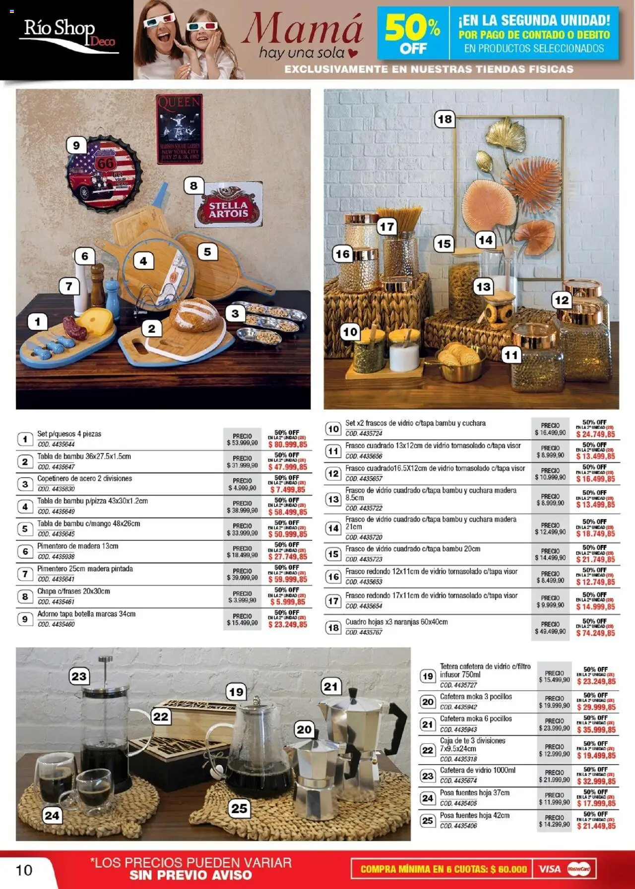 Río Shop Deco catálogo │ válido desde el 01.10.2025 | Página: 10 | Productos: Chapa, Cuchara, Cafetera, Tetera