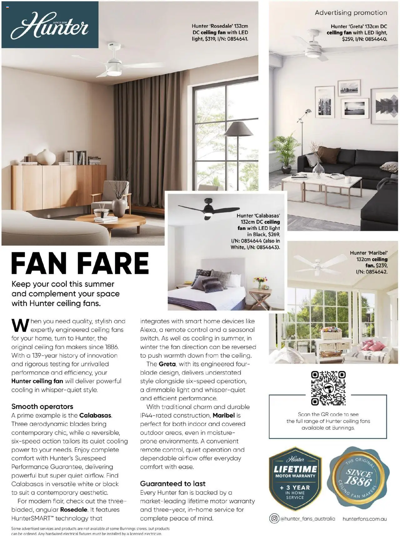 Bunnings Warehouse catalogue - valid from 01.10.2025 | Page: 85 | Products: Light, Suit, Remote control, Fan