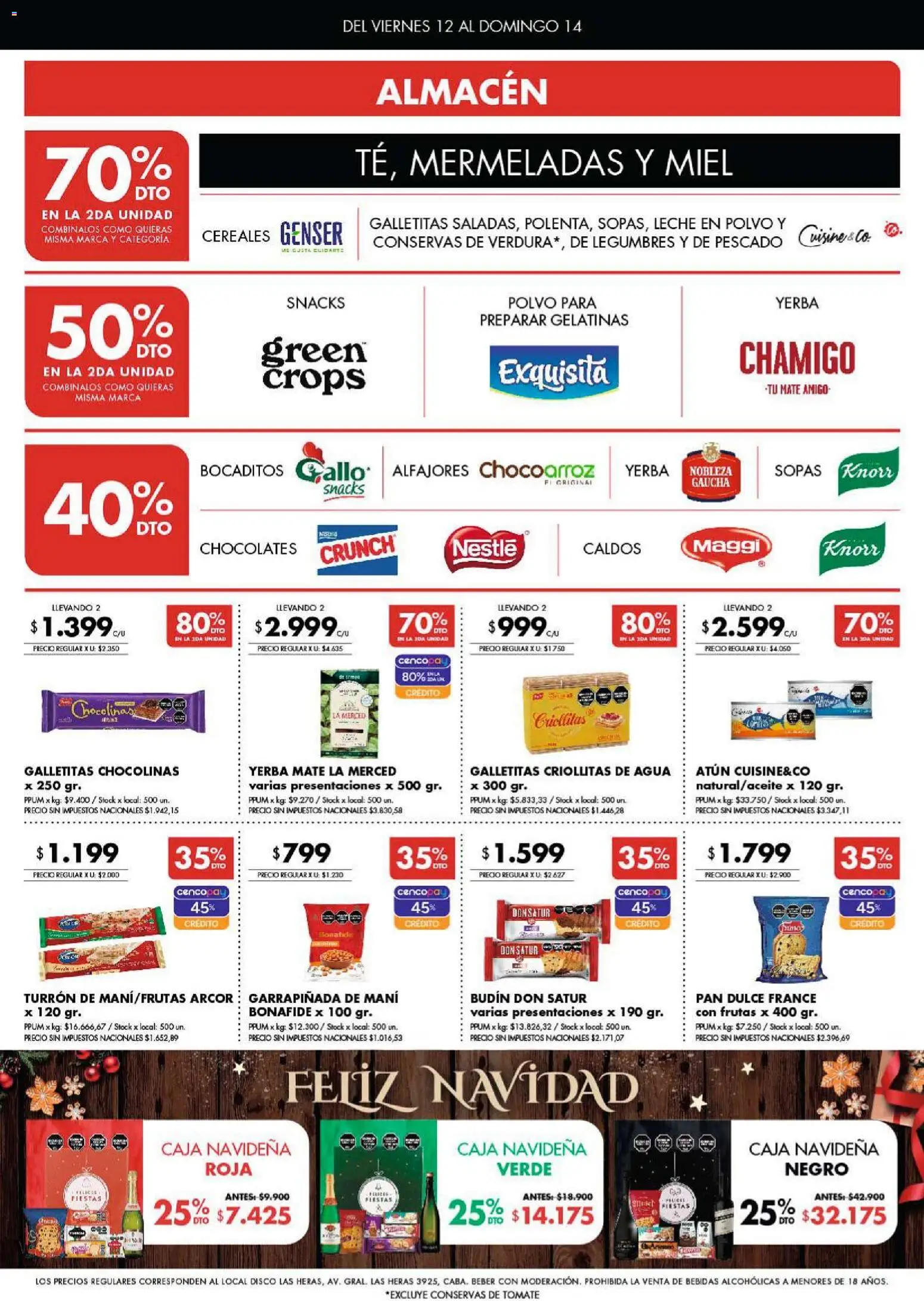 Disco - Ofertas | Córdoba │ válido desde el 12.12.2025 | Página: 2 | Productos: Disco, Caja, Polvo, Mani