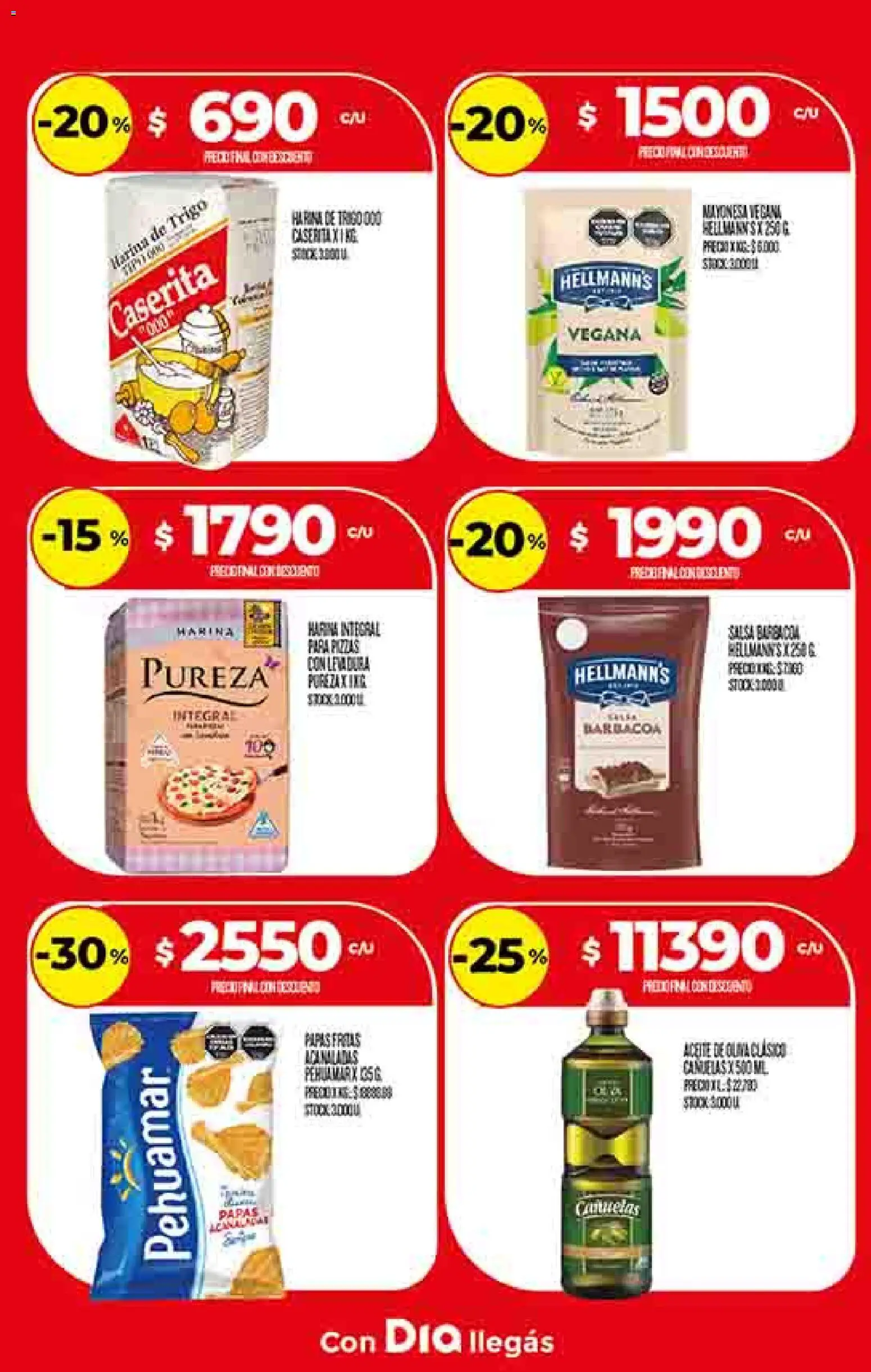 Dia - Ofertas │ válido desde el 26.12.2025 | Página: 19 | Productos: Harina, Aceite, Mayonesa, Papas fritas