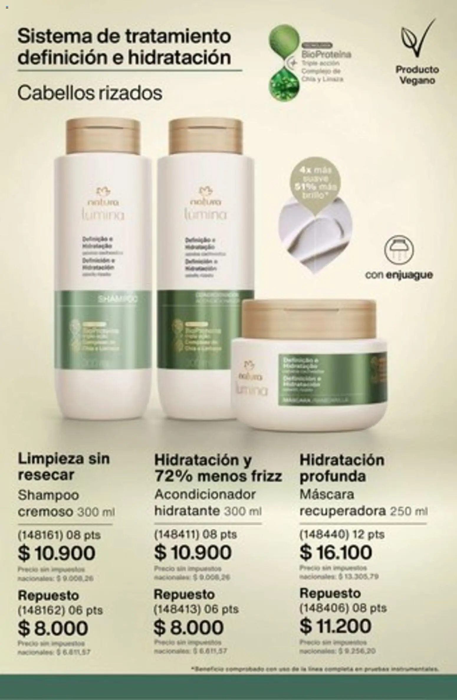 Catálogo Natura Ciclo 1/2026 │ válido desde el 04.12.2025 | Página: 240 | Productos: Máscara, Shampoo, Acondicionador
