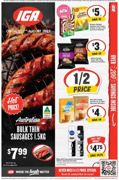 Preview of IGA Catalogue QLD - valid from 27.08.2025