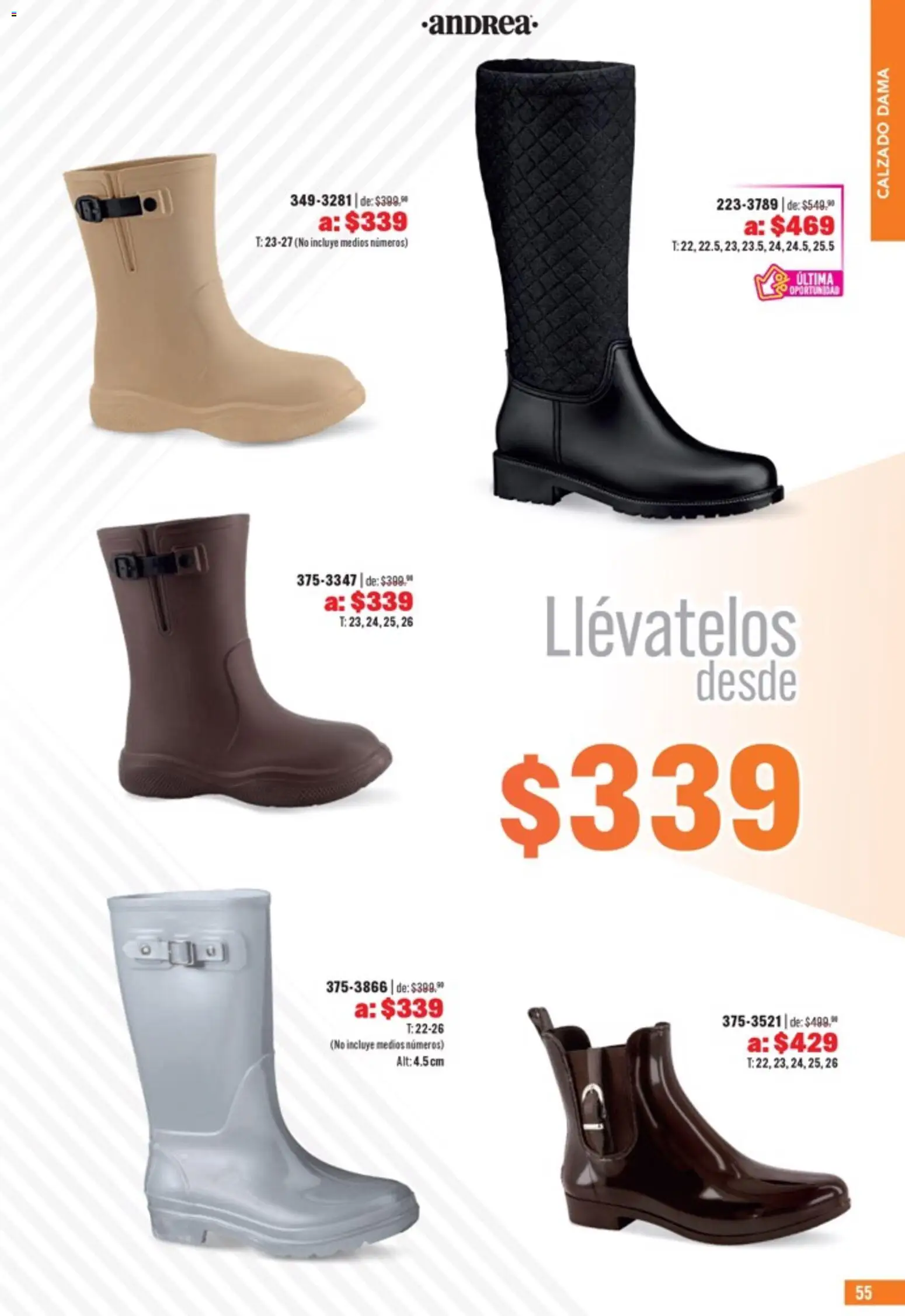 Nuevas ofertas de Andrea válidas en toda la República Mexicana desde el 05.04.2026. ¡Encuentra las mejores ofertas en Andrea catálogo Outlet! | Página: 55
