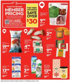 Longo's flyer valid from 14.08.2025 | Page: 4 | Products: Cheese, Coffee, Chicken
