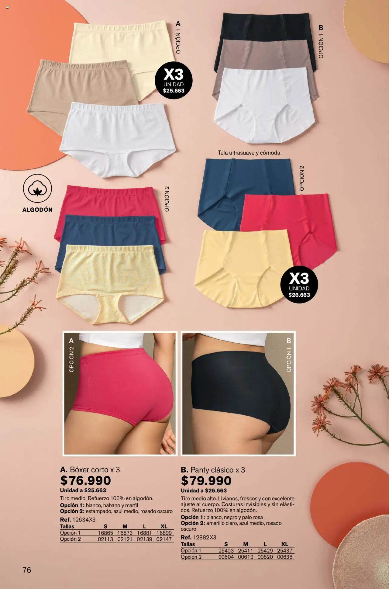 Leonisa revista - valida desde el 04.08.2025 | Página: 76 | Productos: Algodón