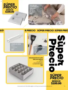 Vista previa de Vianney - Catálogo - Biasi, nuevo folleto de la tienda, válido en México a partir del 05.09.2025 | Página: 73 | Productos: Espátula, Organizador