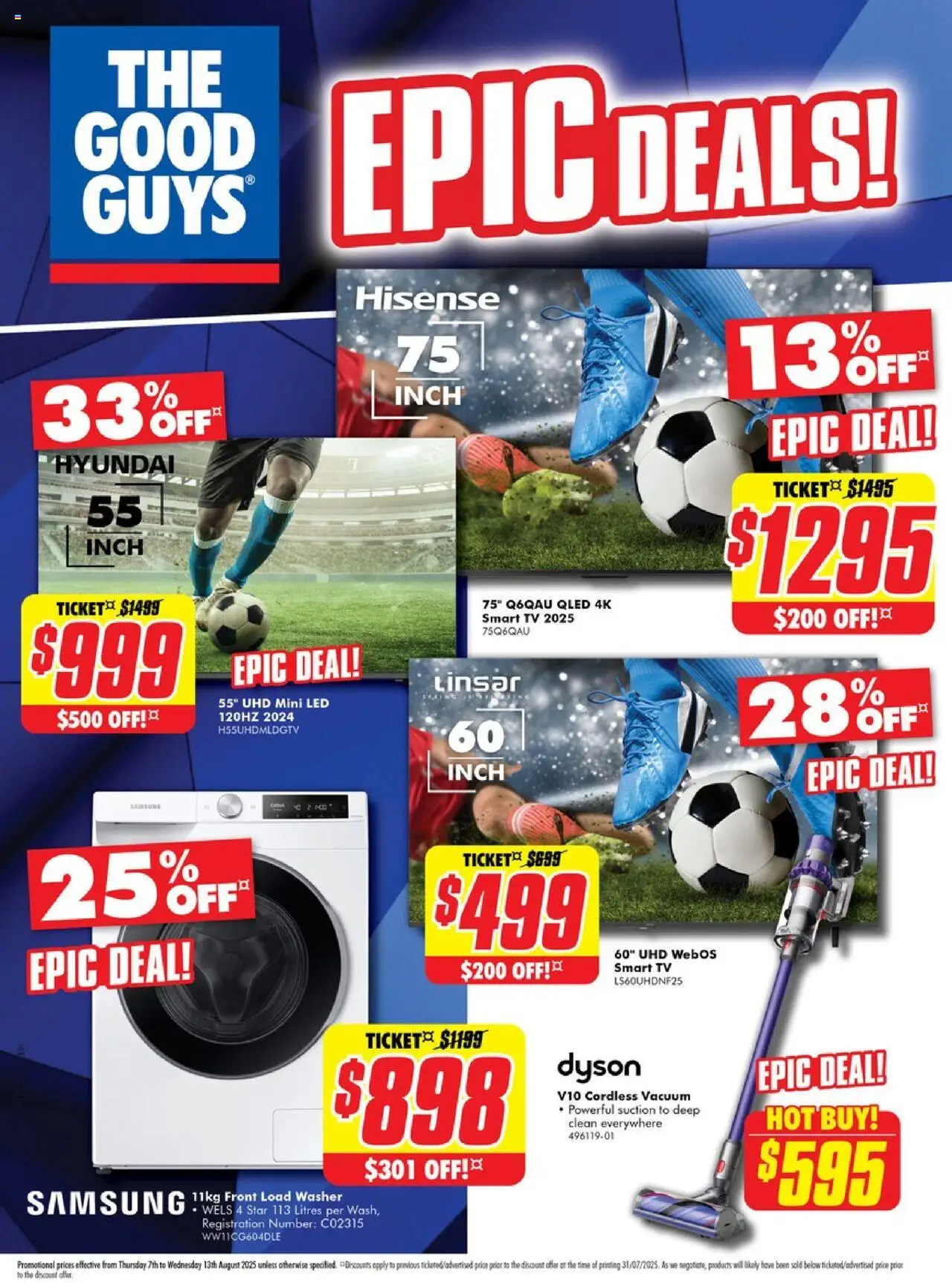 The Good Guys catalogue - valid from 06.08.2025 | Page: 24 | Products: Tv, Washer, Smart tv