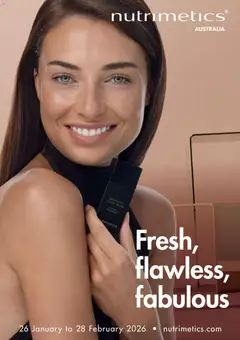 Preview of Nutrimetics Catalogue Fresh, flawless, fabulous - valid from 26.01.2026