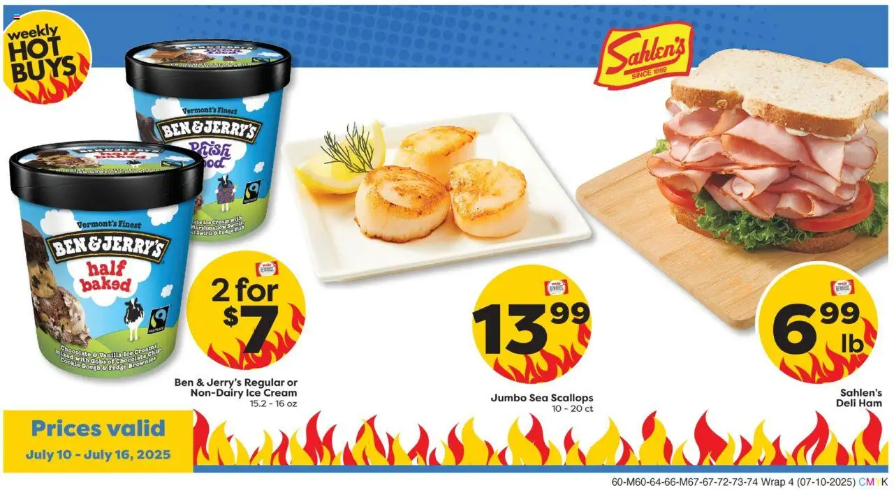 Weis Weekly Ad - valid from 10.07.2025 | Page: 4 | Products: Chocolate, Cream, Ice cream, Chocolate Chip