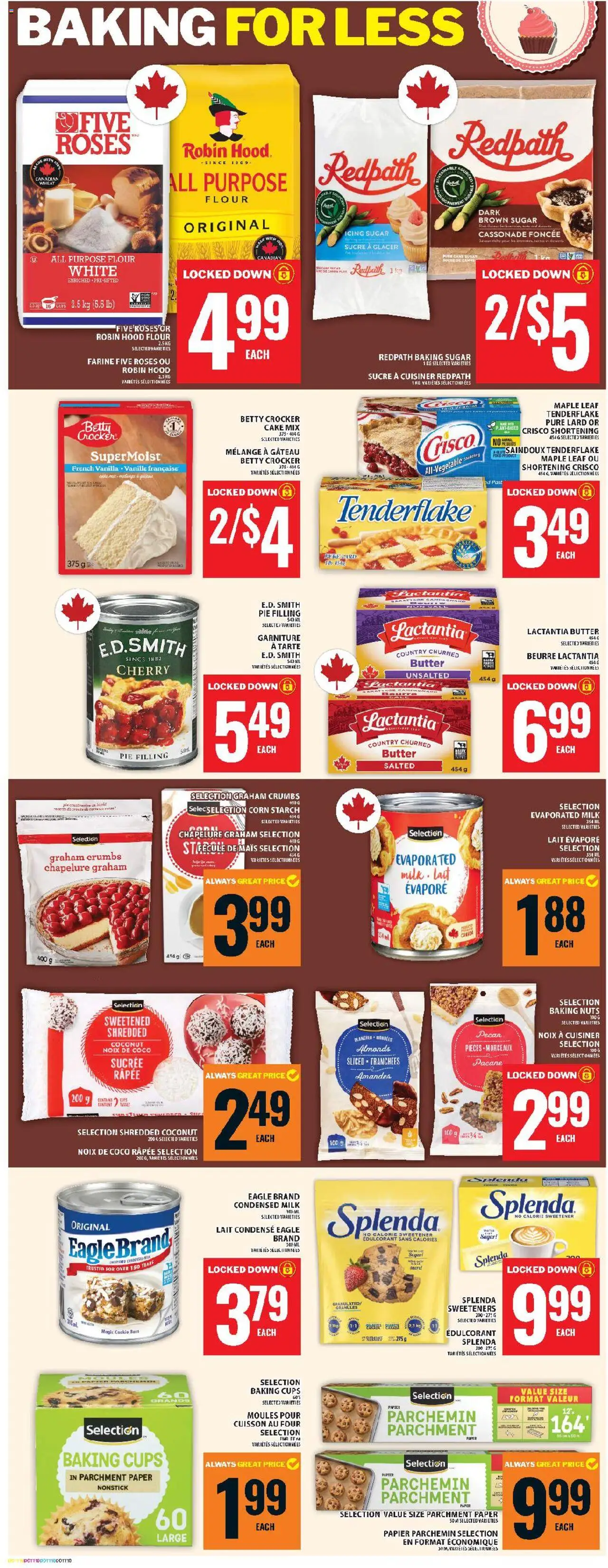 Food Basics flyer valid from 25.09.2025 | Page: 14 | Products: Nuts, Milk, Butter