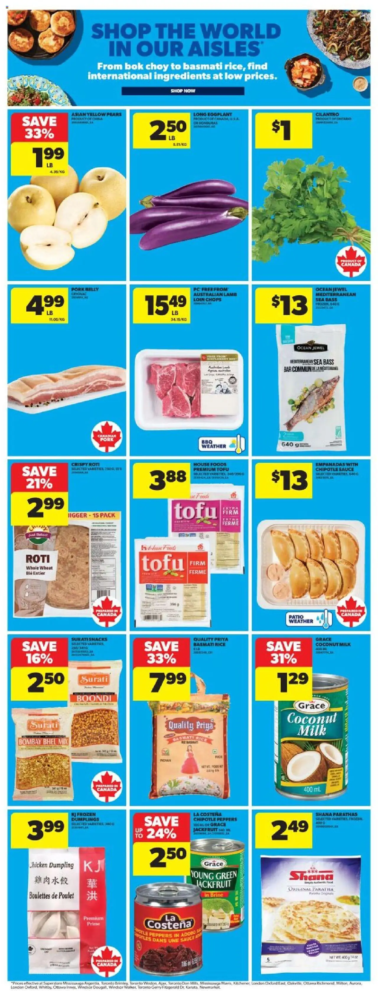 Real Canadian Superstore flyer valid from 14.08.2025 | Page: 22 | Products: PC, Milk, Chicken, Pork