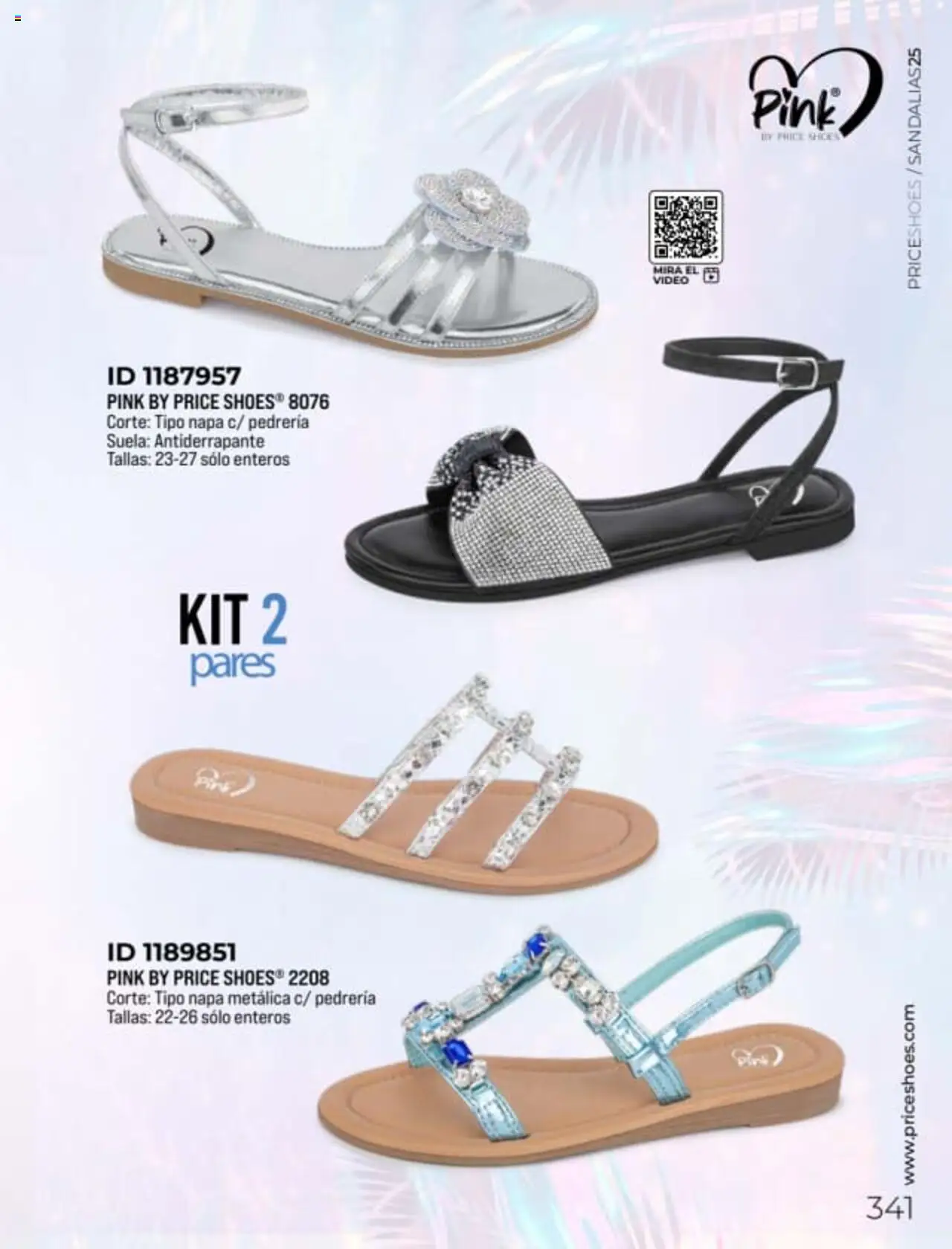 Nuevas ofertas de Price Shoes válidas en toda la República Mexicana desde el 27.01.2025. ¡Encuentra las mejores ofertas en Price Shoes catálogo Sandalias! | Página: 341 | Productos: Video