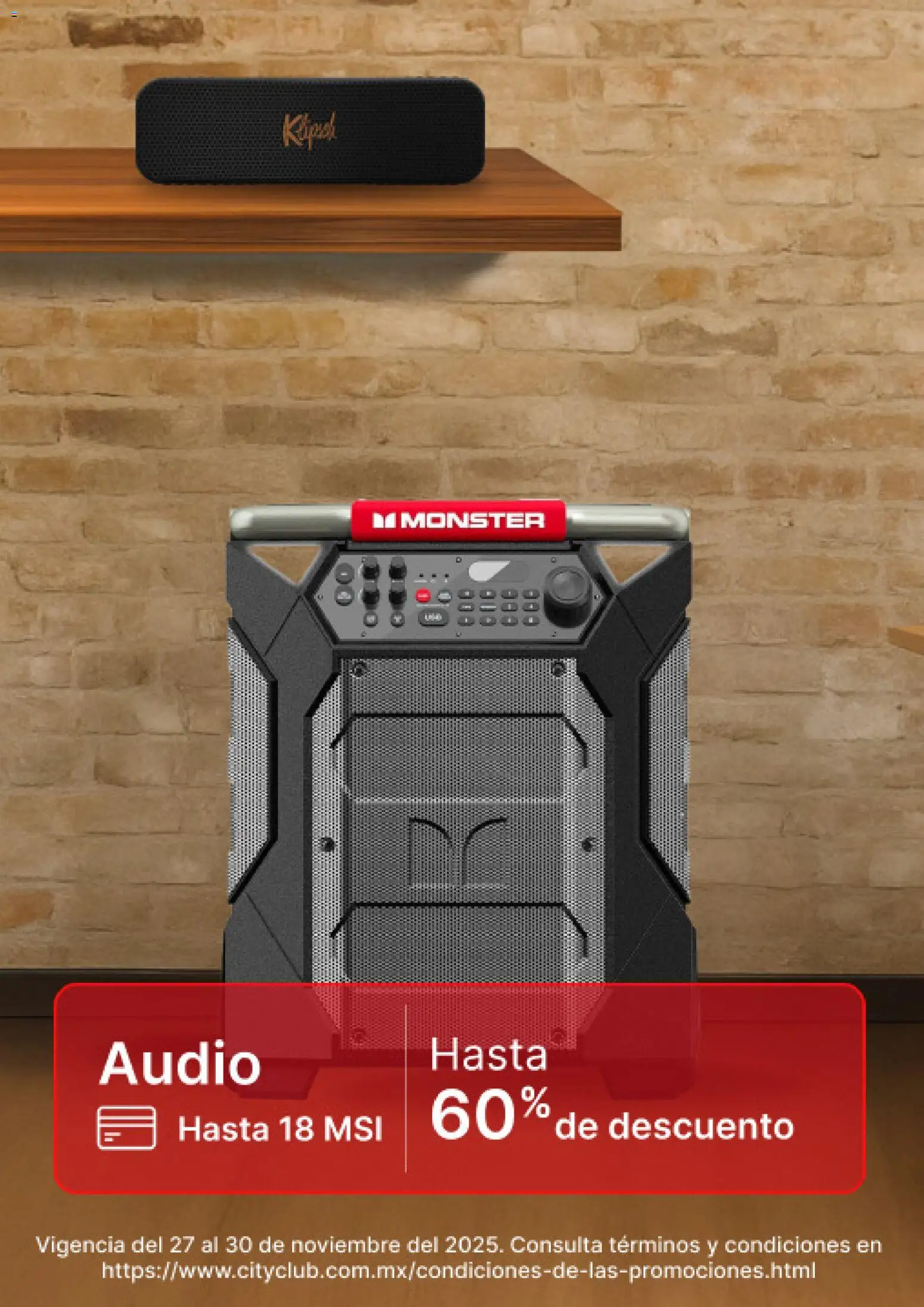 Nuevas ofertas de City Club válidas en toda la República Mexicana desde el 27.11.2025. ¡Encuentra las mejores ofertas en City Club Black Friday! | Página: 2 | Productos: Audio