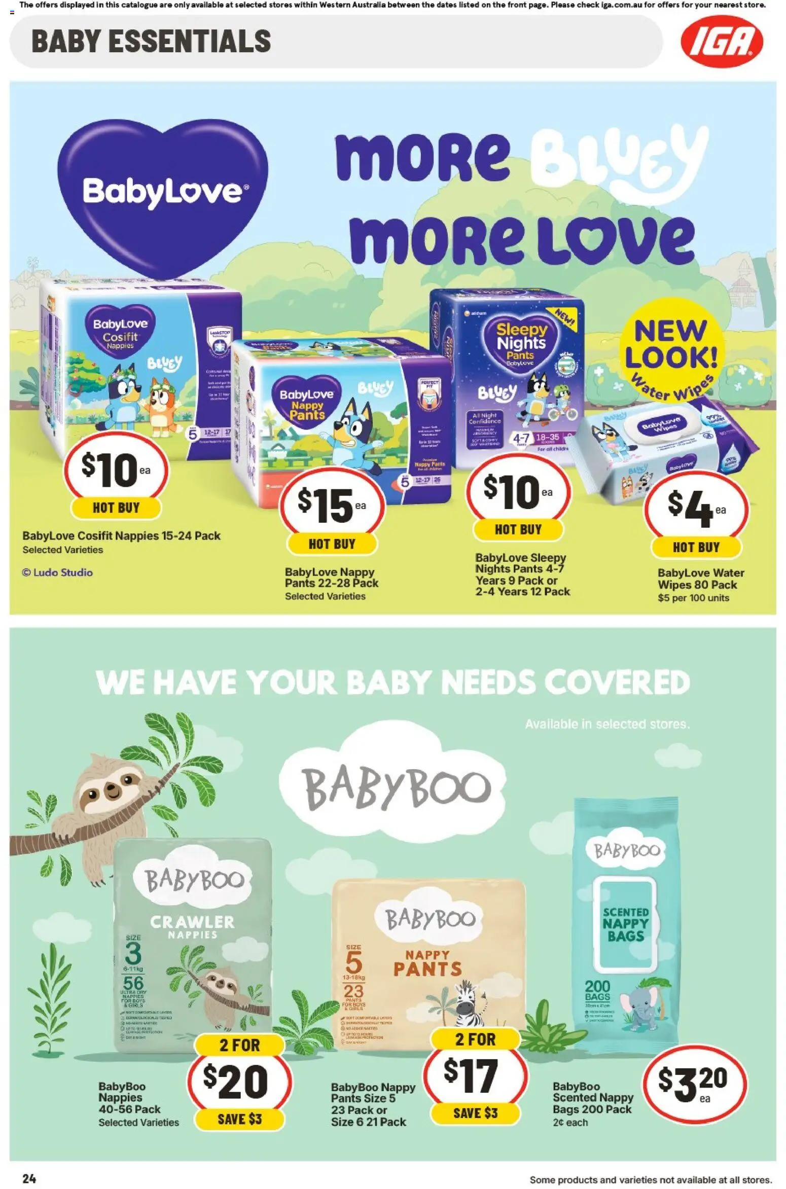 IGA catalogue - valid from 31.12.2025 | Page: 27 | Products: Nappies, Water, Pants